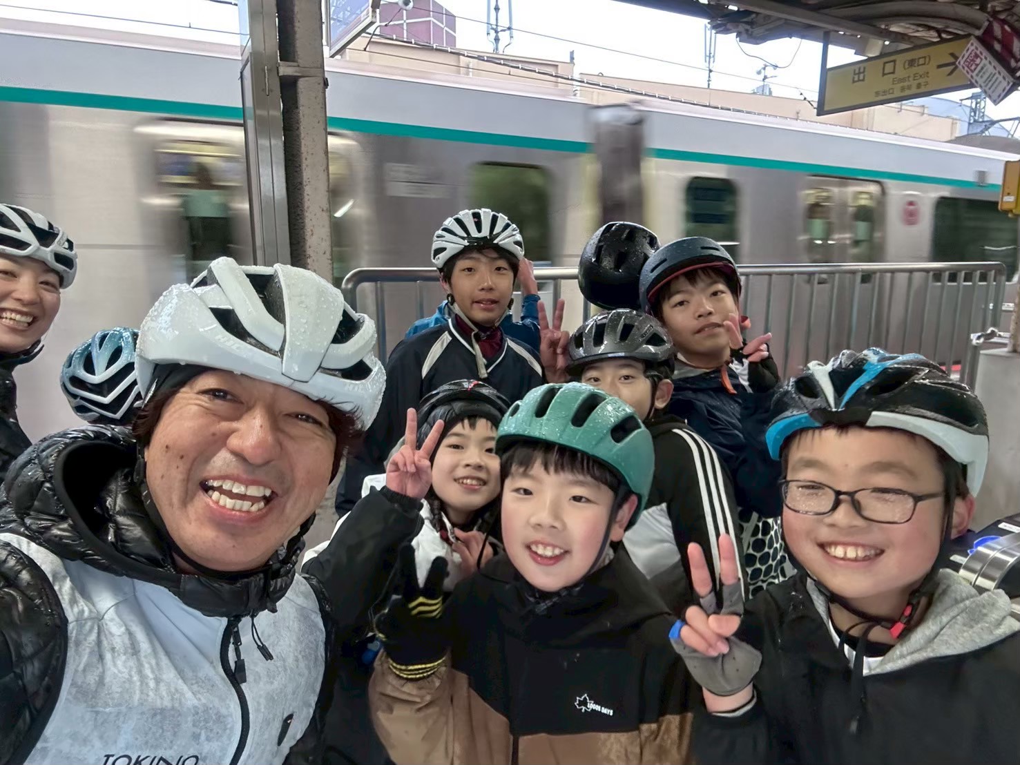 まっすぐな荒川の路を走ったよ!