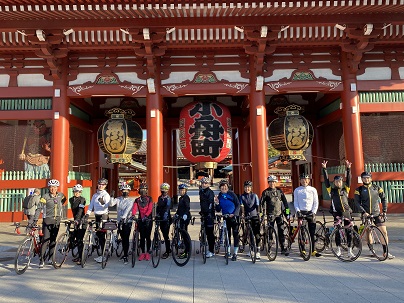 早朝TOKYOサイクリング　TOKYO Sightseeing Cycling