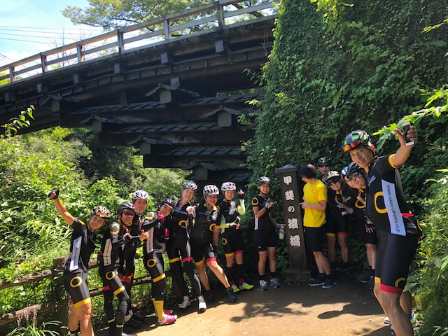 日本最大奇矯「猿橋」を目指して真夏の山梨を楽しく走るツアー