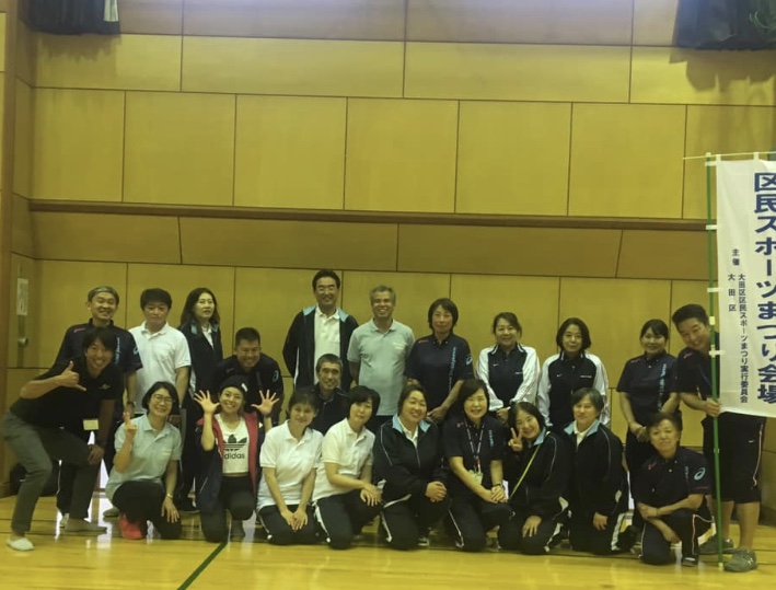 大田区区民スポーツまつりに協力致しました！！