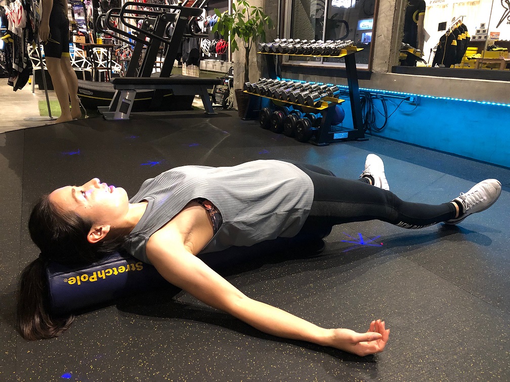 トレーニングの後はストレッチを
