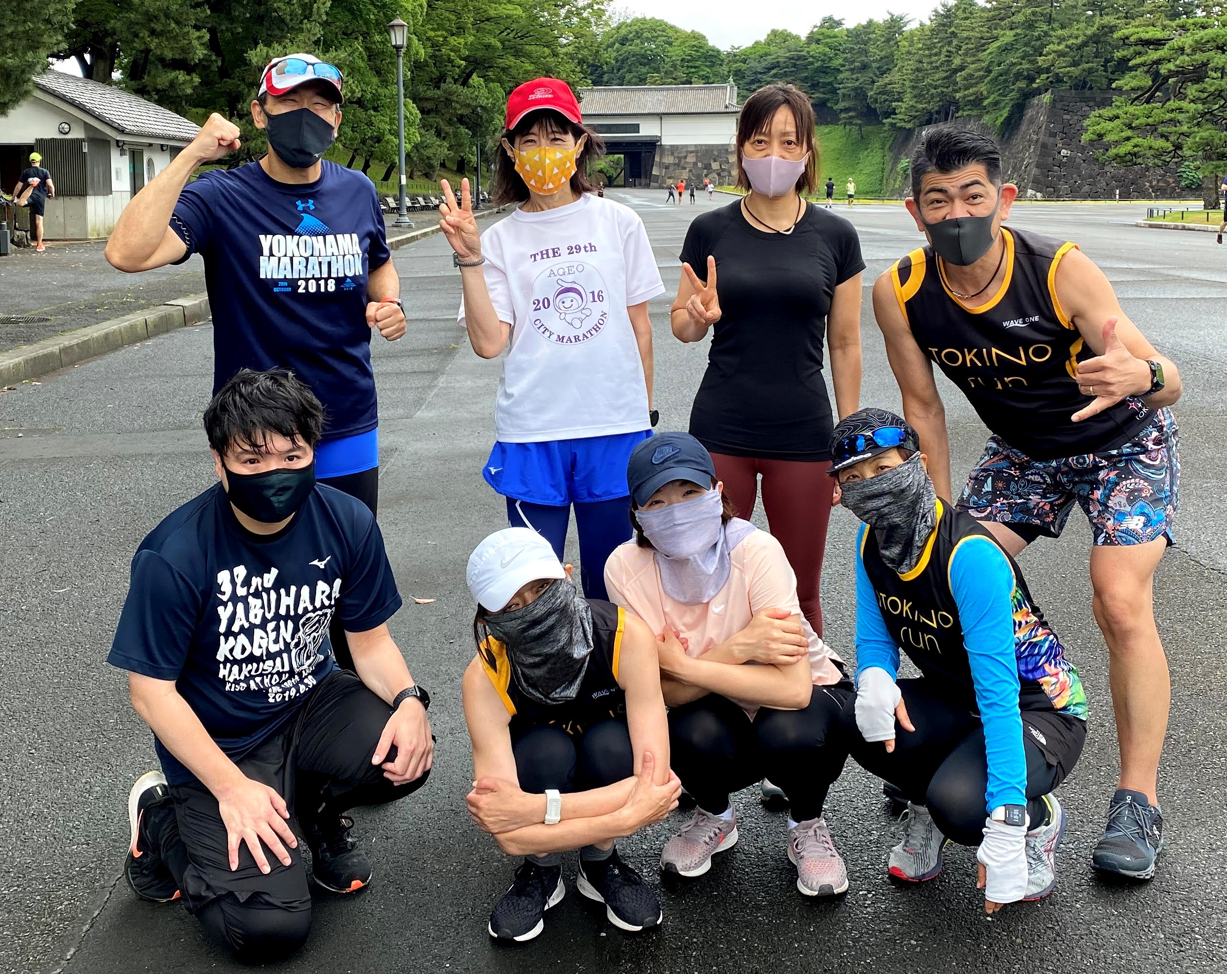 雨でも晴れる⇒皇居ラン！