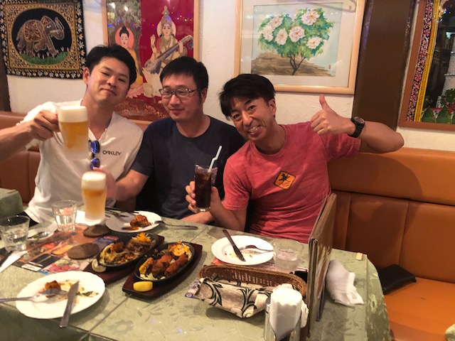 WINSPACE社長と夕食会