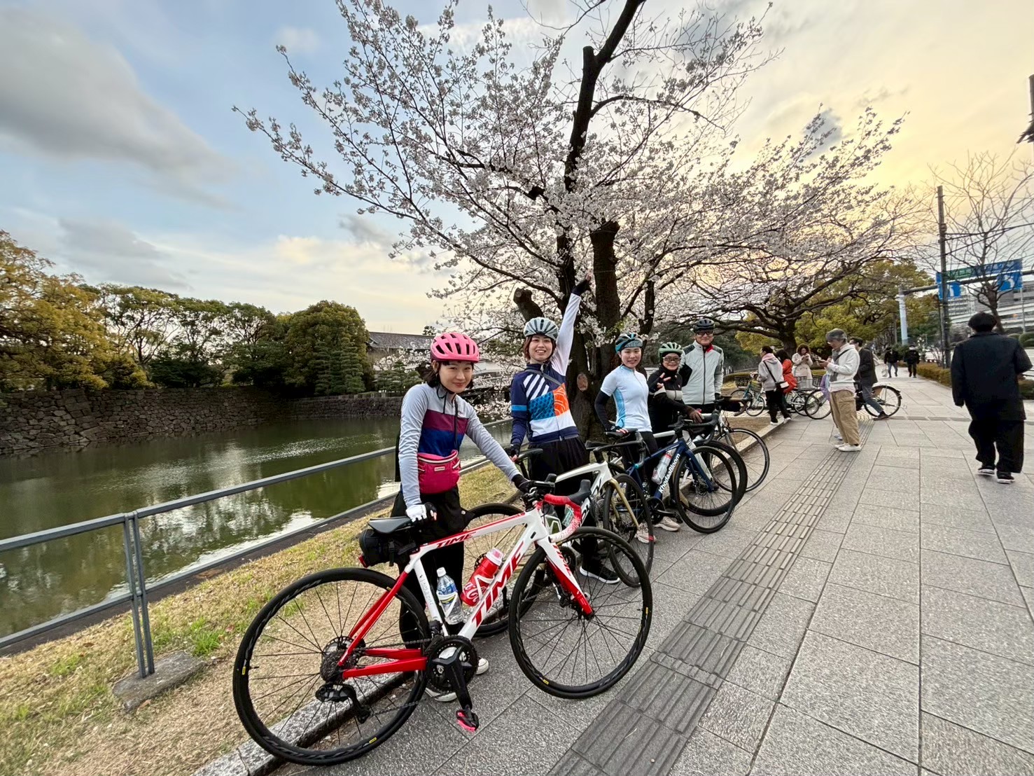 毎年恒例!お花見サイクリング!