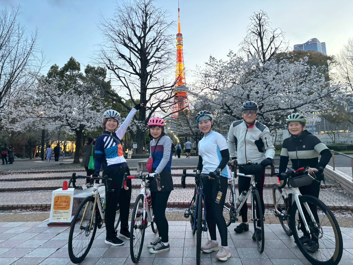 毎年恒例!お花見サイクリング!