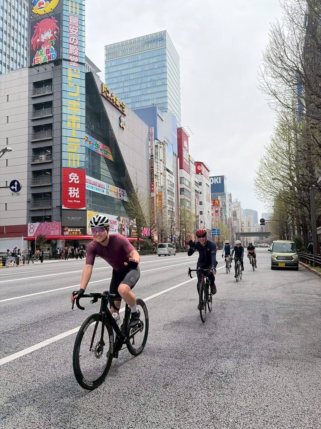今年のお花見サイクリングは山手線一周探検だー！