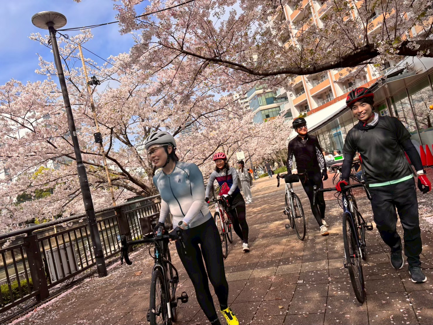 今年のお花見サイクリングは山手線一周探検だー！