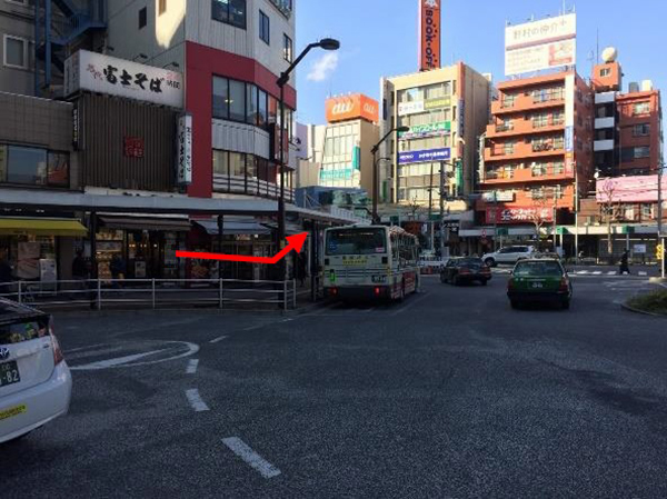 荻窪駅からの道順