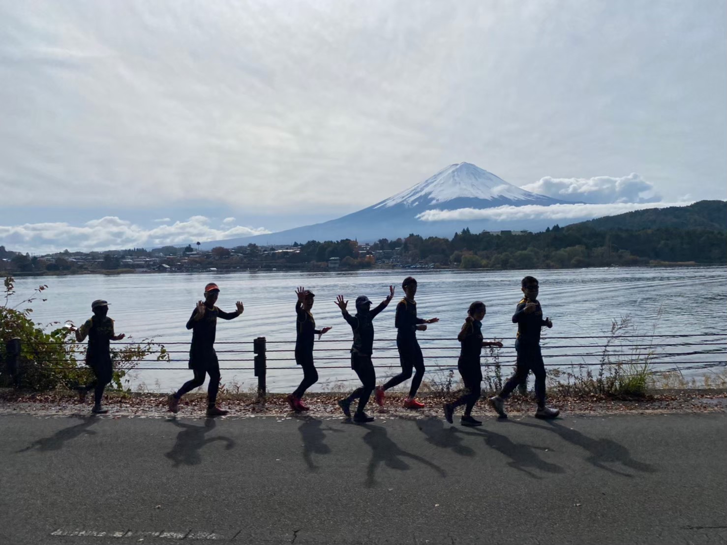 河口湖ランニング　　　【山梨県】’21/11