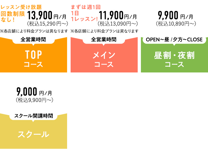 料金・会員プラン